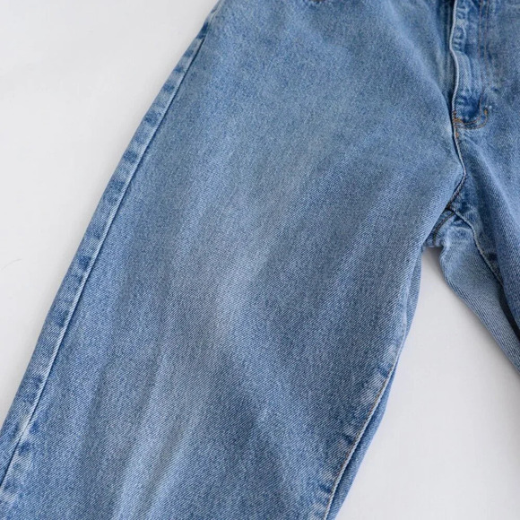 Vintage 90S DKNY Faded Mid wash Straight Leg Denim Jeans Size 14 - Picture 6 of 11